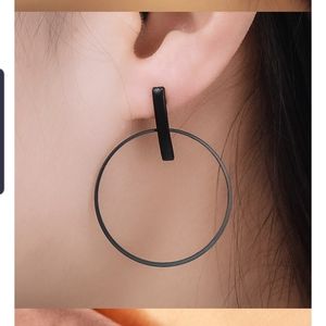 Simple Style Alloy Dangle Earring Round Ci…